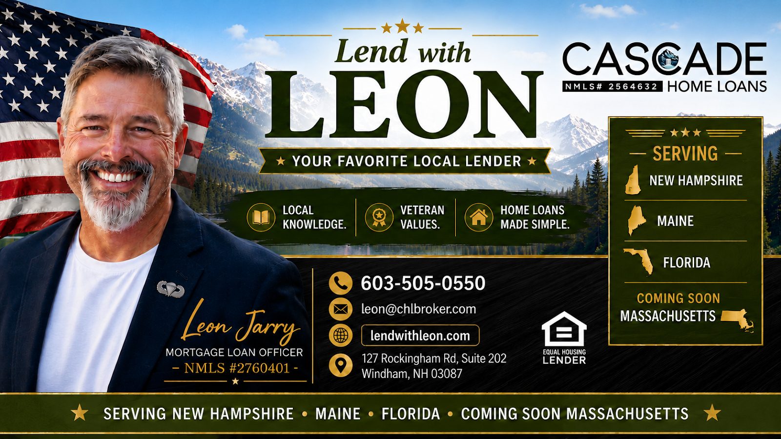 Mortgage guidance with Leon Jarry for Southern New Hampshire and Northern Massachusetts home buyers
